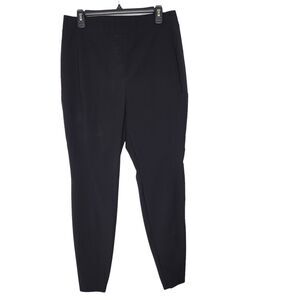 Lane Bryant Black Nylon Pull-On Thigh Pocket Skinny Cargo Pants Size 14